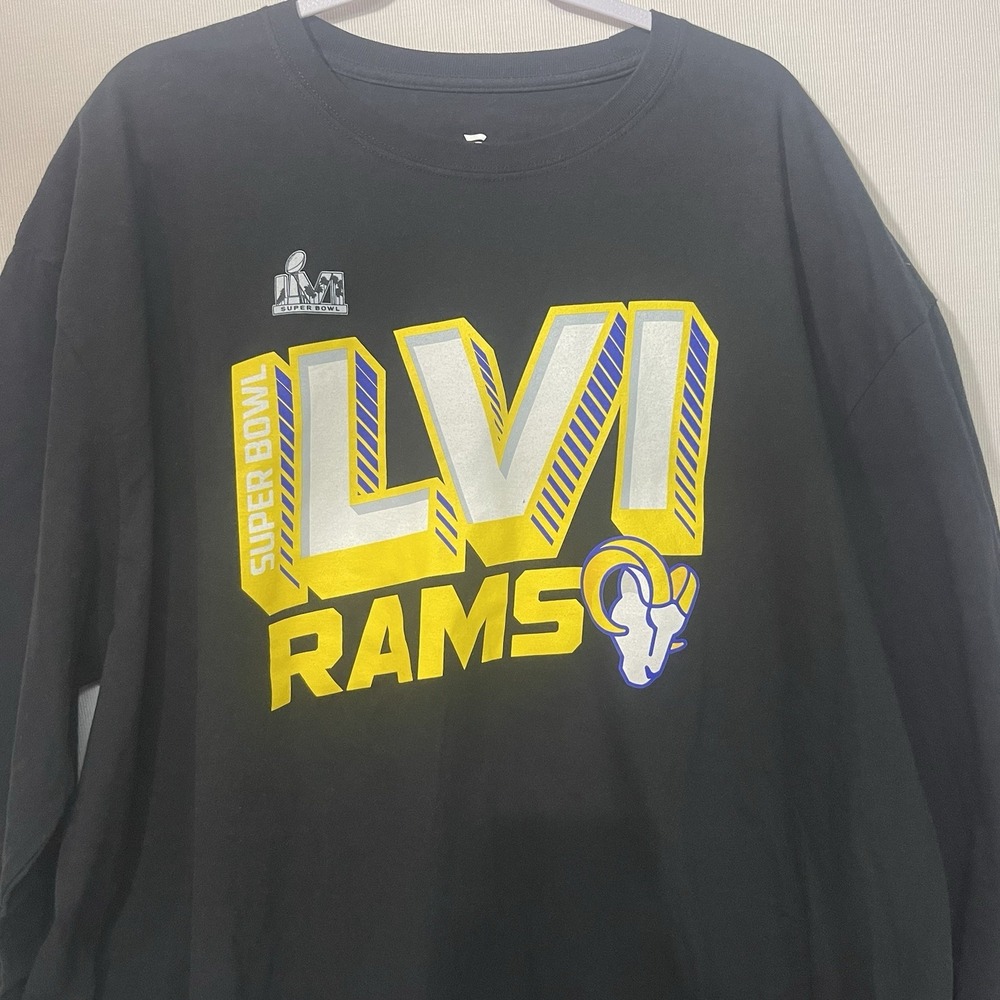 Fanatics - Los Angeles Rams Super Bowl LVI Champions Long Sleeve Mens 3XL NWT